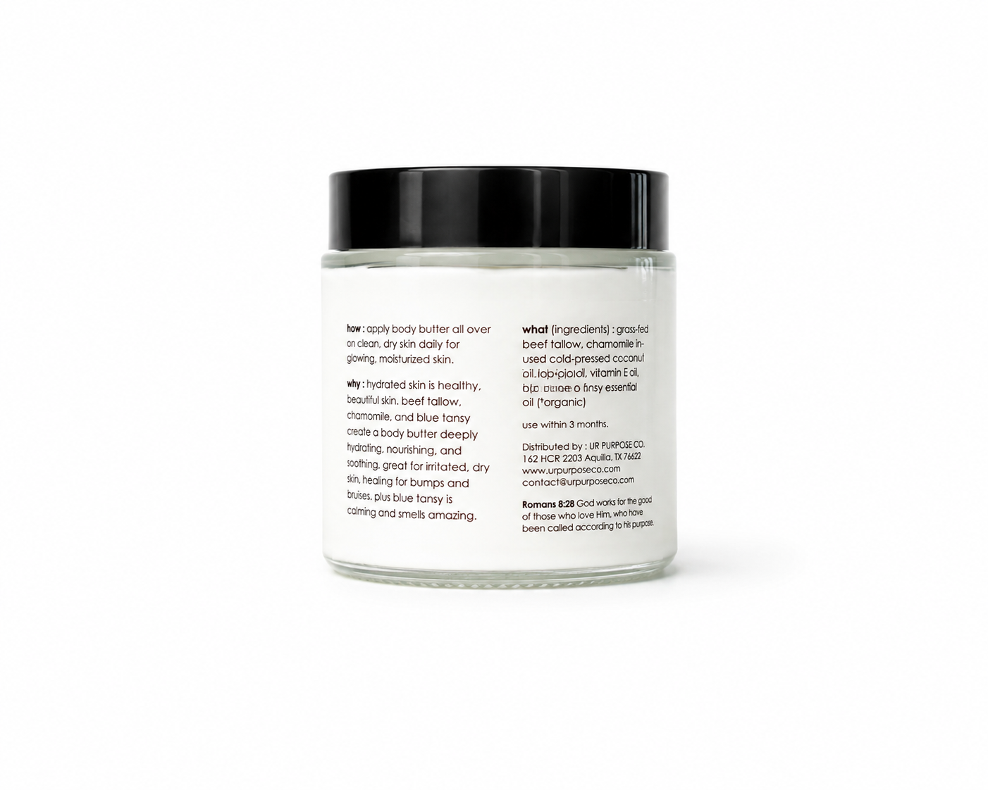 Tallow Body Butter - blue tansy