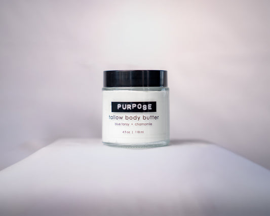 Tallow Body Butter - blue tansy