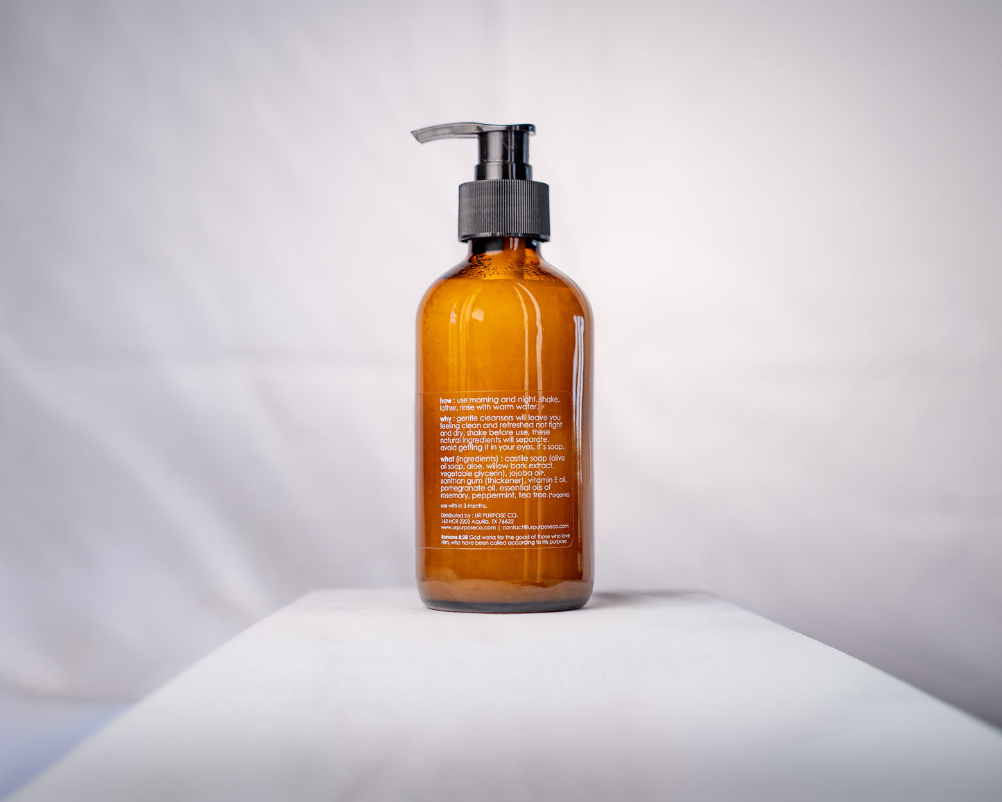 Face Wash - peppermint + rosemary + tea tree